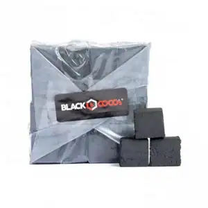 Carbón Blackcoco's 1kg 26mm con prensado de leña de coco premium