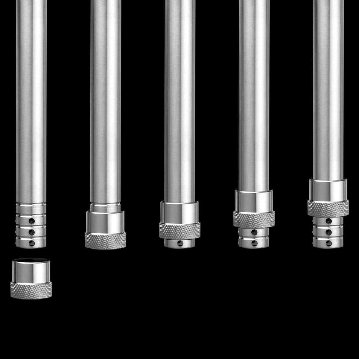Cachimba Aladin MVP 360 de 36 cm en acero inoxidable