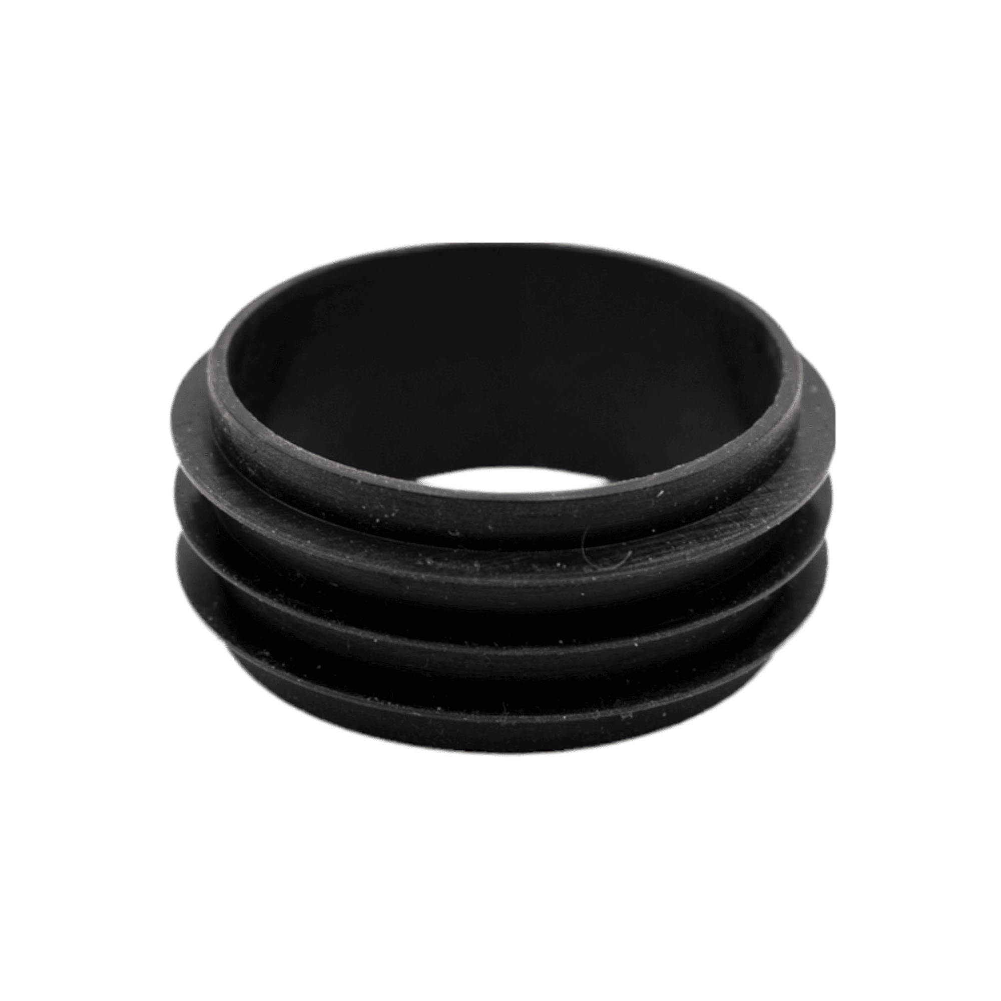 Junta goma negra base 4cm para shishas con encaje tradicional y sello firme