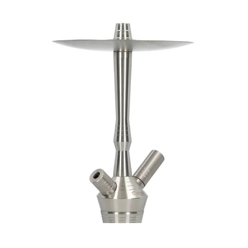 Cachimba Oduman Gusto Hookah turca de 37 cm con base de cristal soplado artesanal y partes metálicas en acero inoxidable