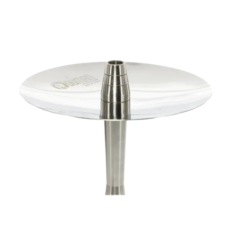 Cachimba Oduman Gusto Hookah turca de 37 cm con base de cristal soplado artesanal y partes metálicas en acero inoxidable