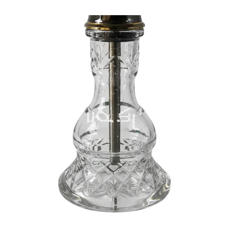 Cachimba El Nefes Raj Mahal modelo exclusivo de 72 cm fabricada 100% a mano en acero y latón con grabados manuales y diseño tradicional artesanal en The Good Shisha
