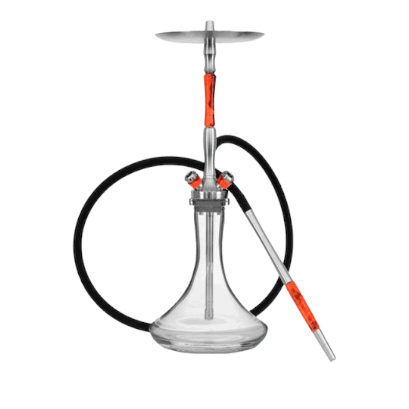 Cachimba Union Hookah Fibonacci rusa de acero inoxidable con detalles de resina acrílica