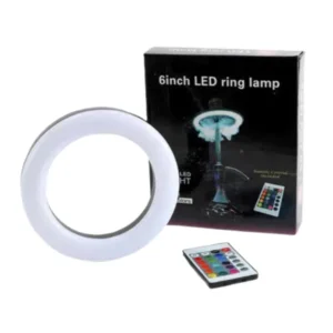Aro LED imantado para plato de cachimba con batería interna y mando para cambiar el color caja