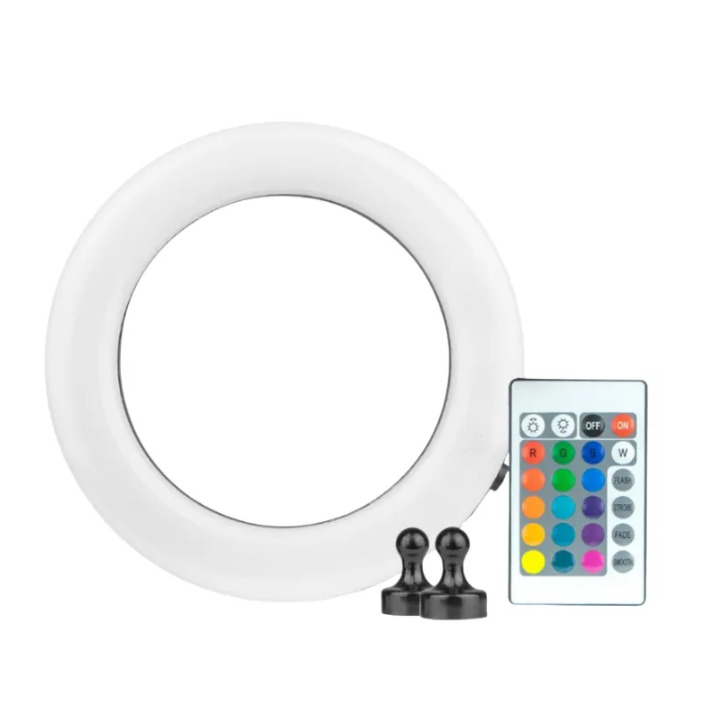 Aro LED imantado para plato de cachimba con batería interna y mando para cambiar el color accesorios