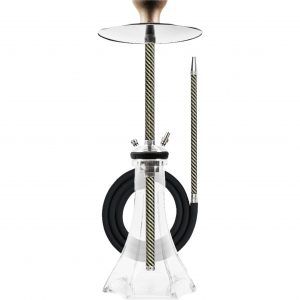 Cachimba RF Carbono rusa de fibra de carbono con cámara de acero V2A