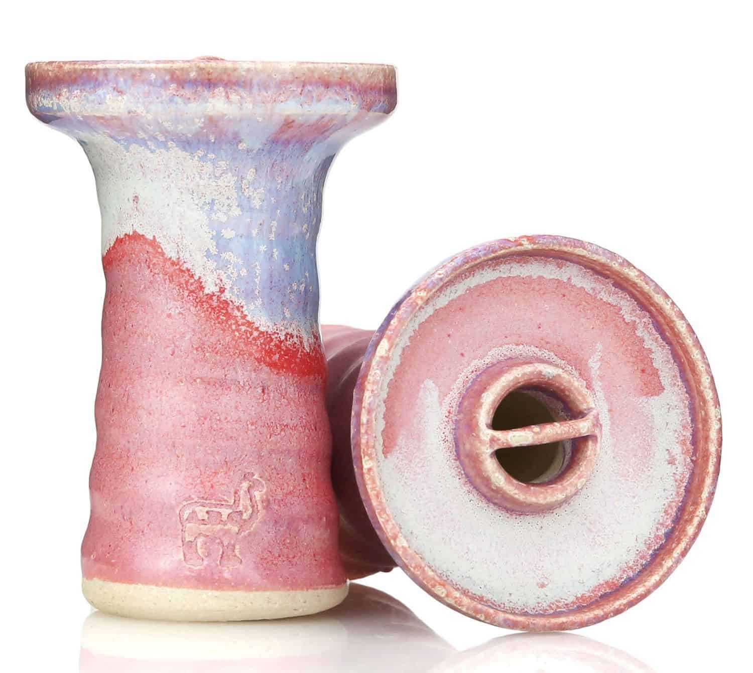 Cazoleta Alpaca Bowl Simphony Pinky en barro refractario esmaltado con diseño phunnel y puente