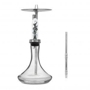Cachimba El Bomber Igla Calligraphy diseñada por tatuadores con acero AISI 304 y base diamante