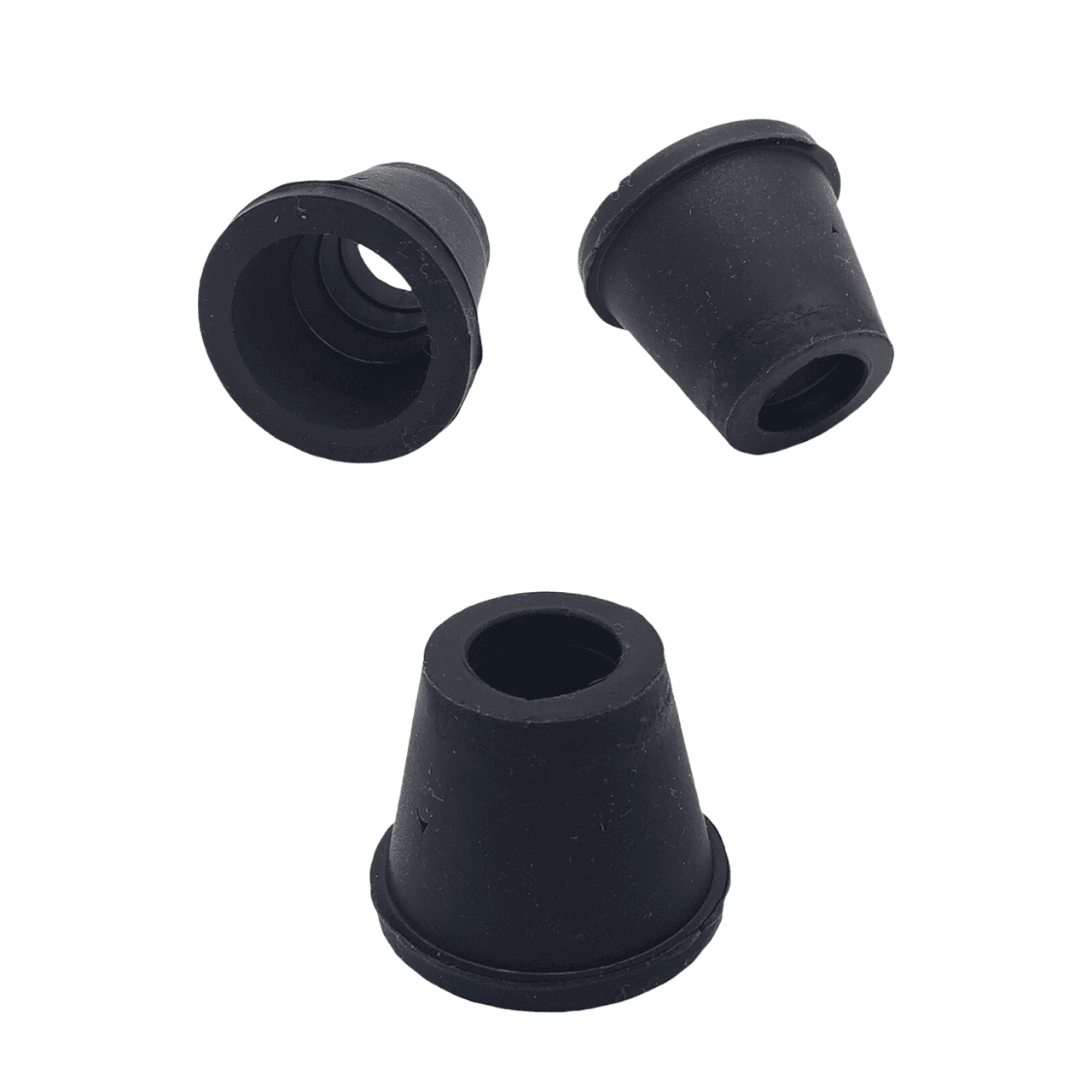 Junta cazoleta caucho negra universal para cazoletas de pared áspera