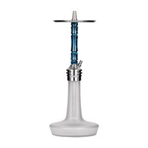 Cachimba Moze Varity Lounge Silver Frosted con base de cristal soplado y mástil de resina acrílica
