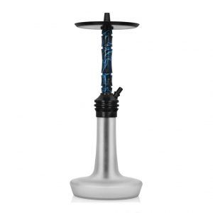 Cachimba Moze Varity Lounge Black Frosted con base de cristal soplado y mástil de resina acrílica