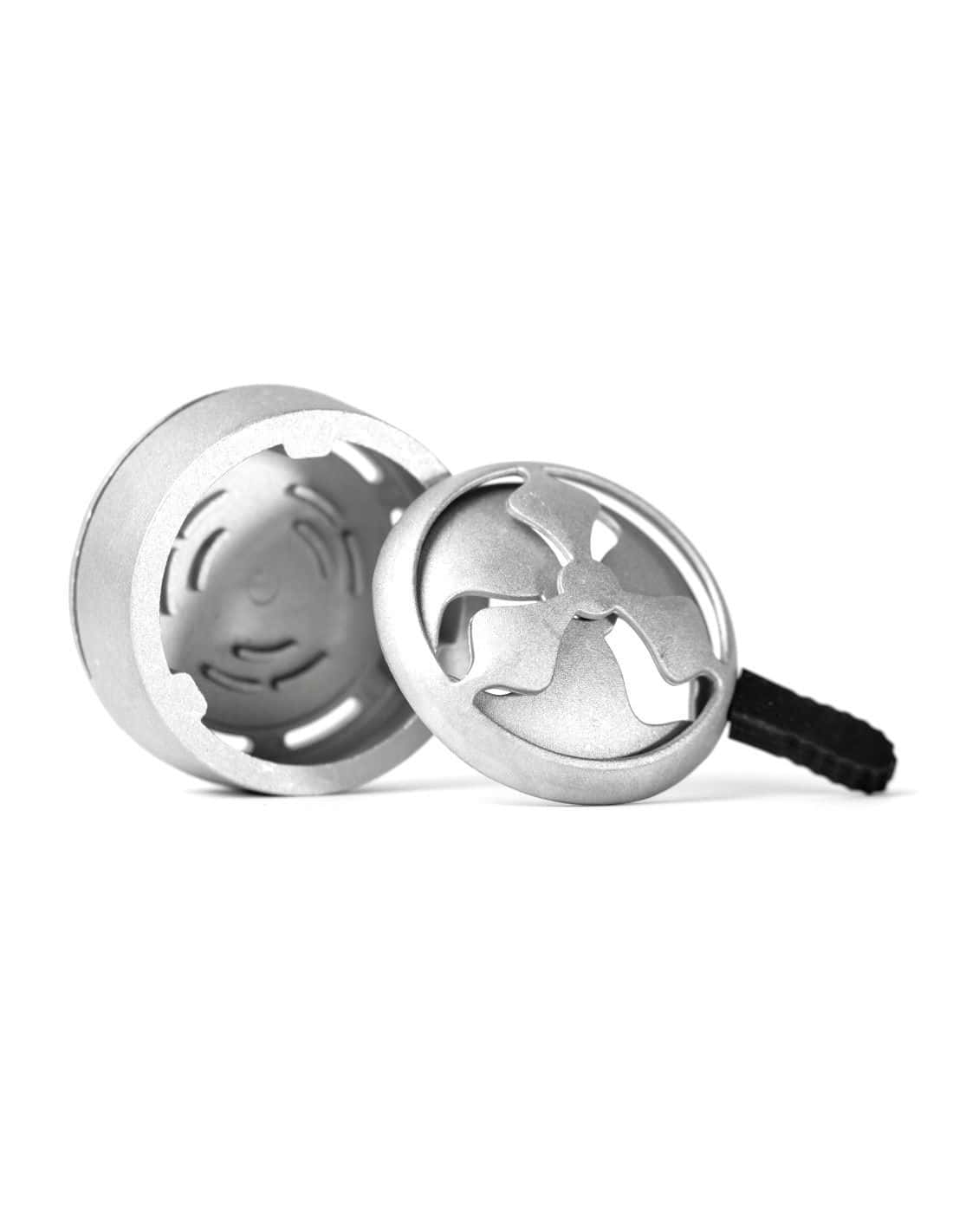 Gestor de calor Kaloud Galaxy en aluminio con capacidad para 3 carbones y diseño premium