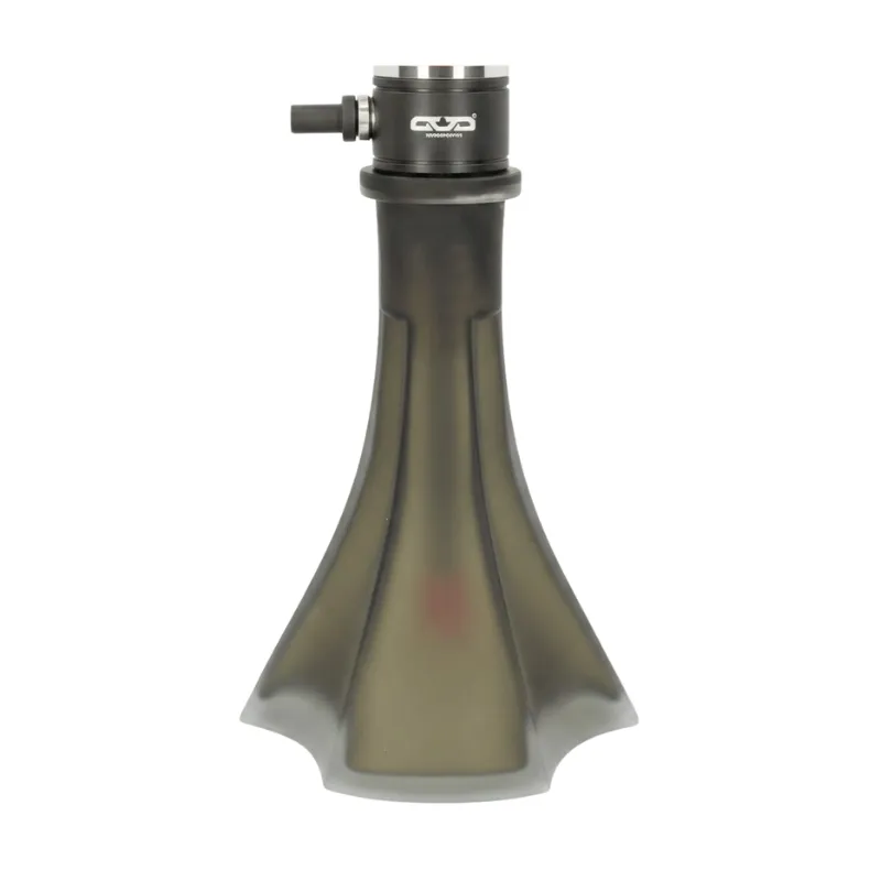 Cachimba OVO Dope 360 Neo Black rusa de acero inoxidable con purga vertical flotante
