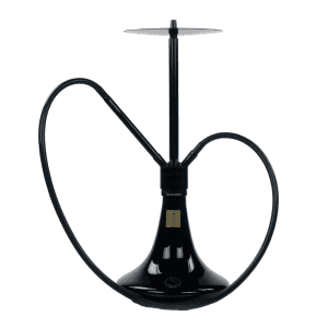 Cachimba Steamulation Superior Black Polished alemana-suiza de 67 cm
