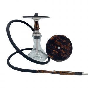 Voodoo Smoke Down Steel Micro Poison Gold cachimba rusa compacta fabricada en acero inoxidable de primera calidad con base rusa