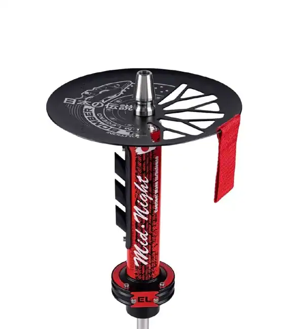 Cachimba El Bomber Midnight inspirada en club callejero japonés con purga por tubos de escape en acero inoxidable