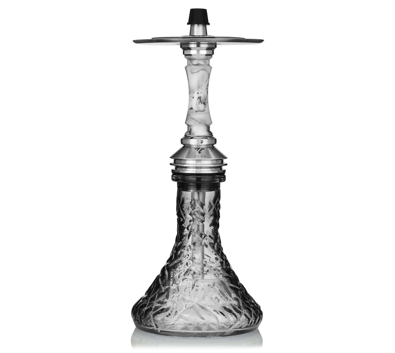 Cachimba Vyro Spectre AEON de 41 cm en acero V2A con 17 purgas intercambiables