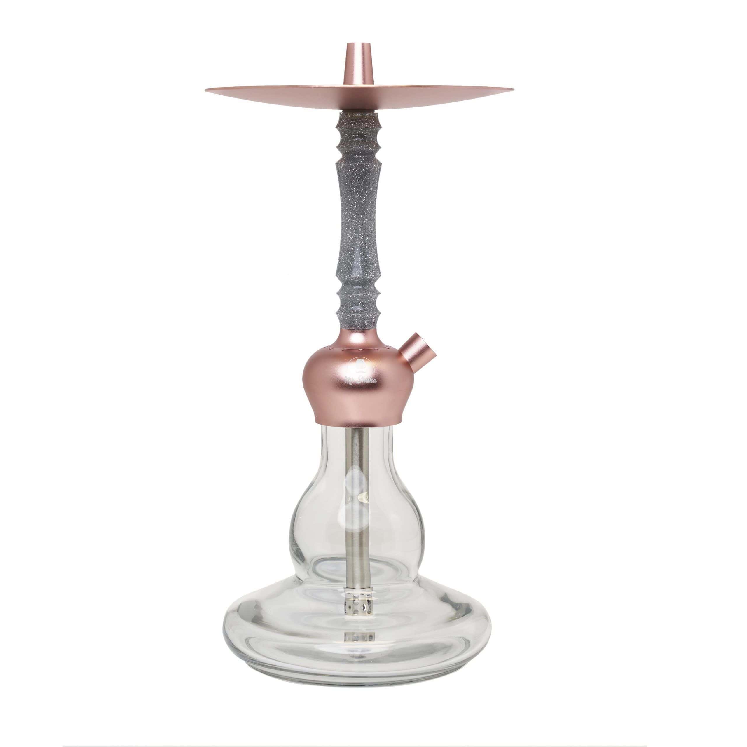 Cachimba Mr Shisha Rocket 2.0 en acero inoxidable y aluminio con maleta de transporte