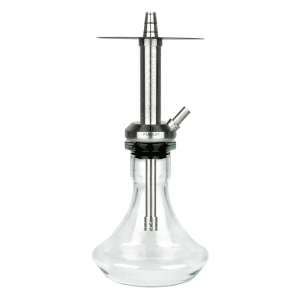 Cachimba Fumant Tapa Mini fabricada en acero inoxidable de primera calidad de 45 cm con cámara tradicional cerrada, tiro abierto, purga en forma de X hipnotizante, tubo de inmersión con difusor desmontable y base rusa ovni en The Good Shisha