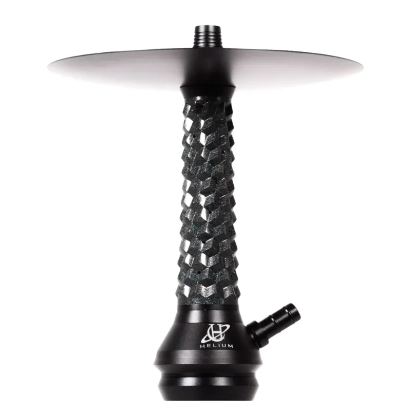 Cachimba Helium Nebula Nano española de 35 cm con purga de hilos de humo y mástil con resina única