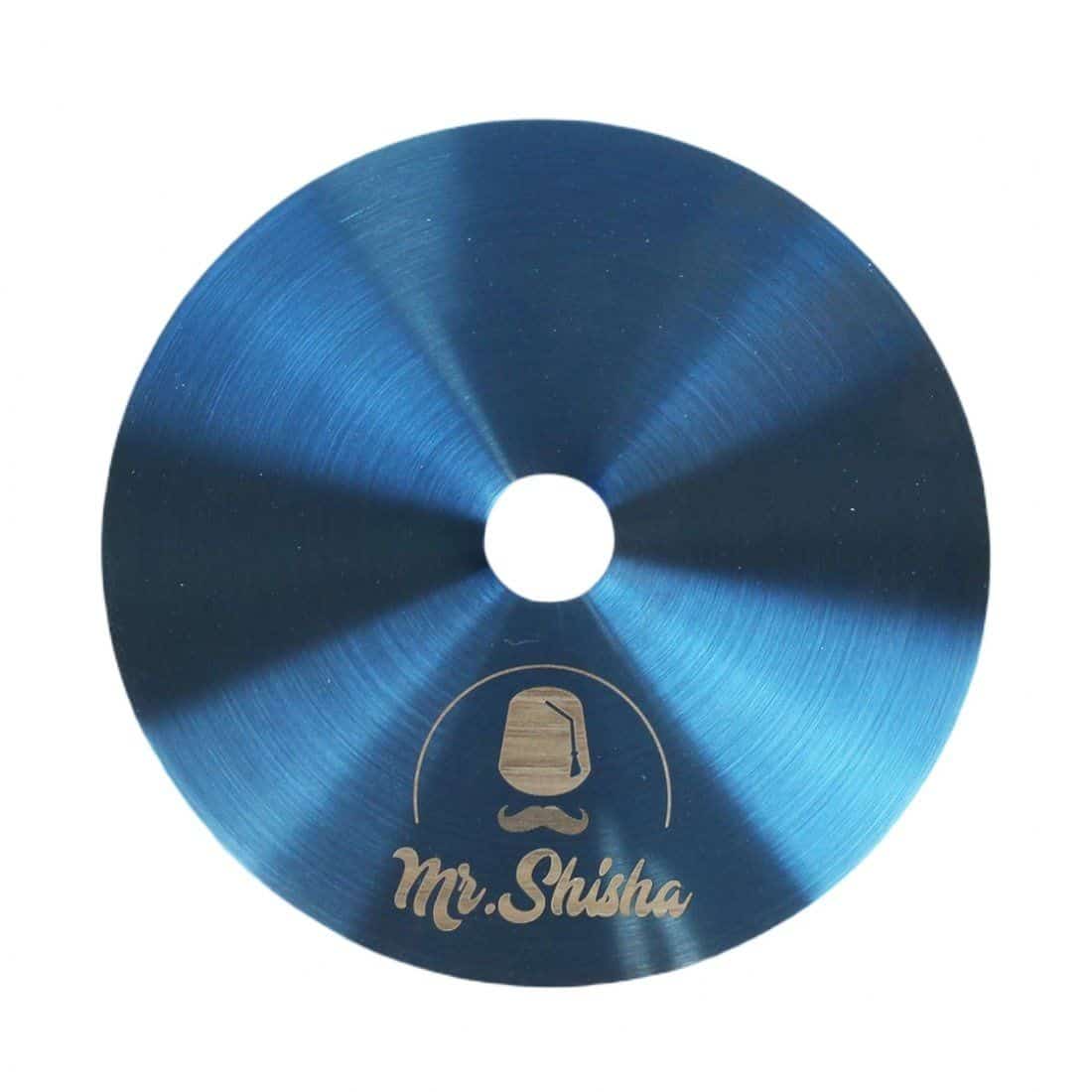 Plato Mr Shisha Mini Khalifa en acero inoxidable para crear la purga cascada blue