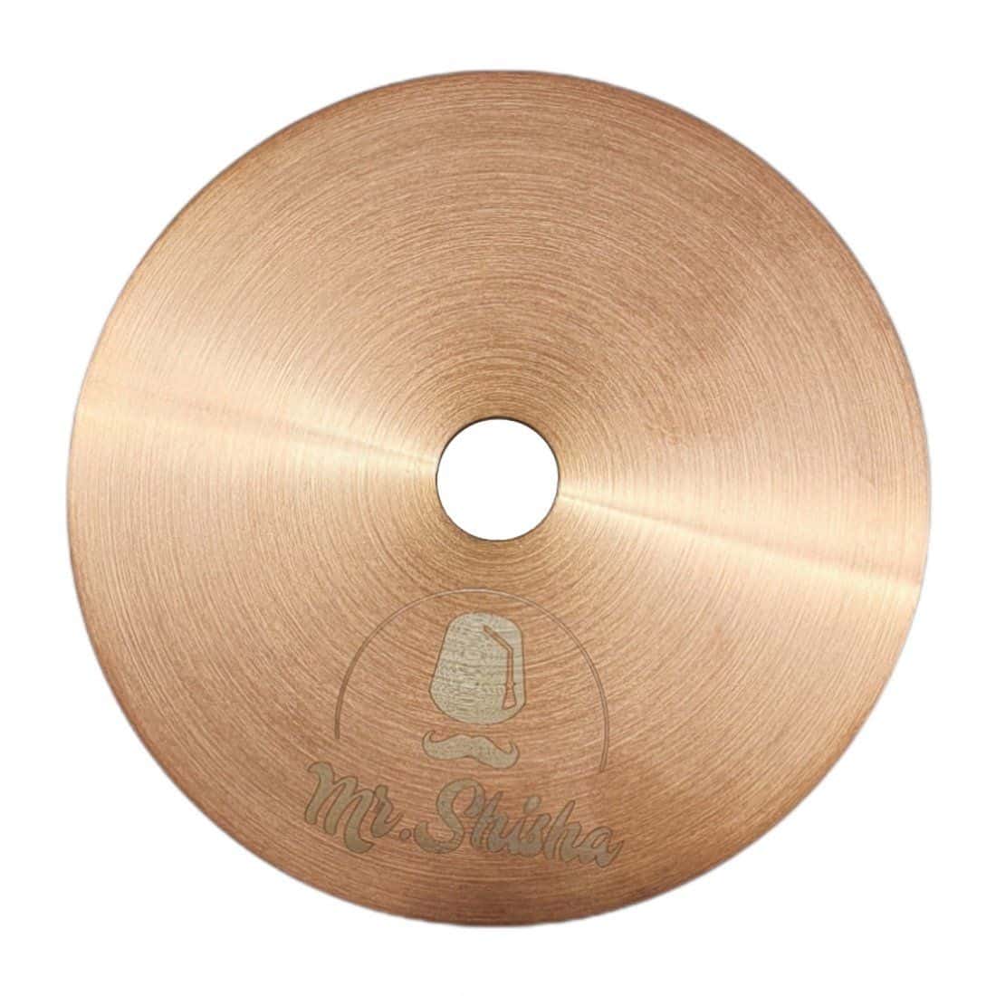 Plato Mr Shisha Mini Khalifa en acero inoxidable para crear la purga cascada bronze