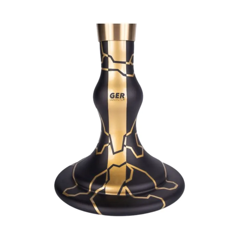 Cachimba AEON x GerCollector Edition 4 Premium edición coleccionista alemana inspirada en el Porsche 991 GT3 RS con base de indicador de tanque y acero inoxidable V2A en The Good Shisha