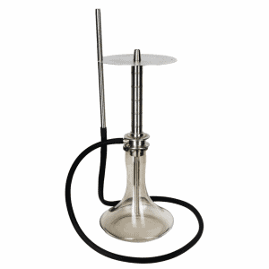 Cachimba Tempus Sceptre griega de acero inoxidable con purga por las grecas