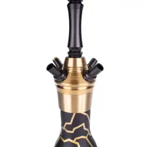 Cachimba AEON x GerCollector Edition 4 Premium edición coleccionista alemana inspirada en el Porsche 991 GT3 RS con base de indicador de tanque y acero inoxidable V2A en The Good Shisha