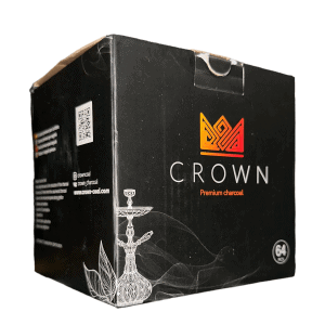 Carbón natural Crown 26mm con diseño perforado para cachimba