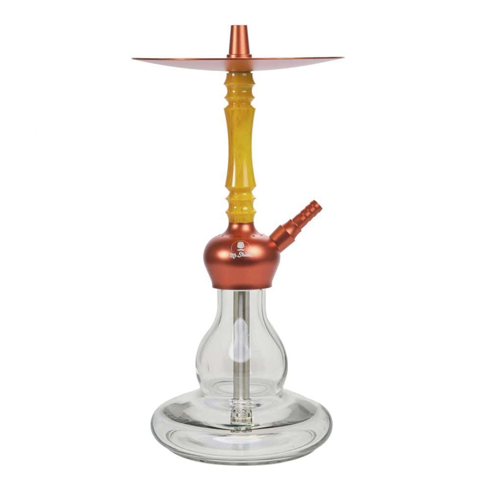 Mr Shisha Rocket 2.0 Edición España de 41 cm con mástil efecto resina y base de cristal completa