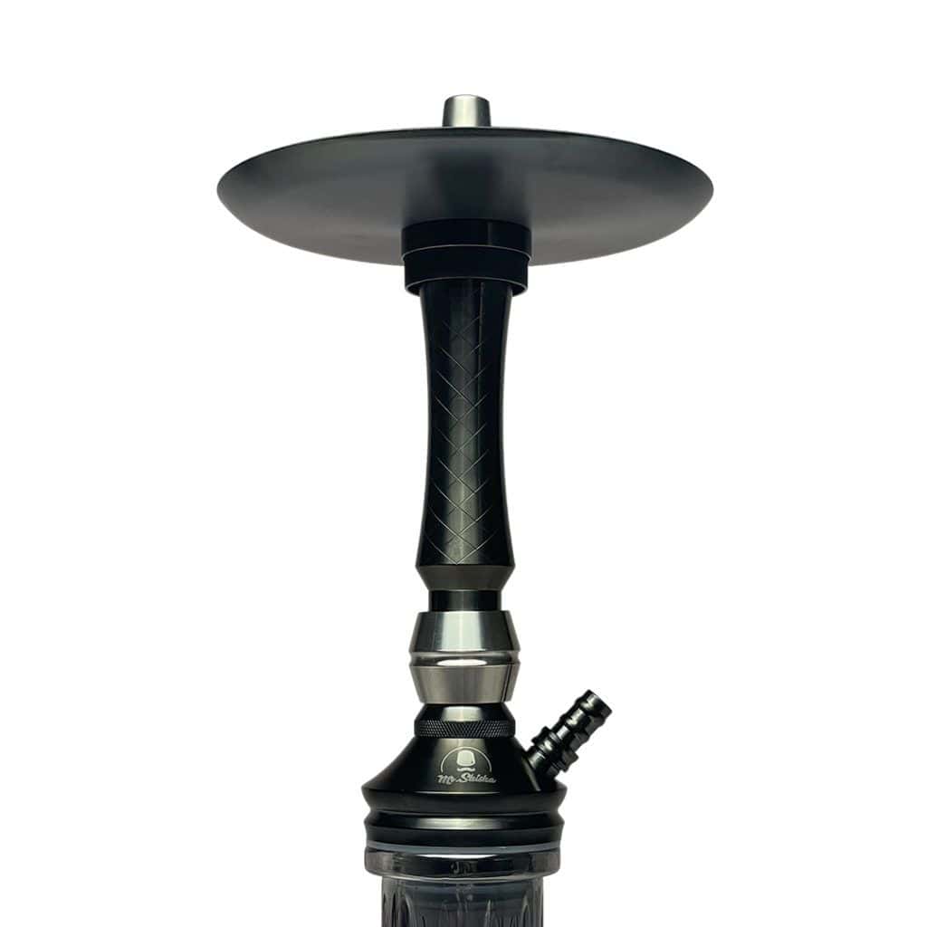 Cachimba Mr Shisha Valhalla de acero inoxidable con doble plato y 11 purgas configurables