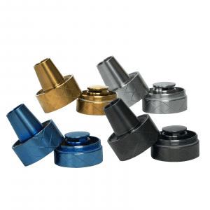 Recogemelaza Mr Shisha Valhalla en acero inoxidable V2A para cachimba PLATA