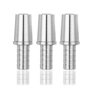 Conector manguera Aladin MVP en acero inoxidable para cachimba