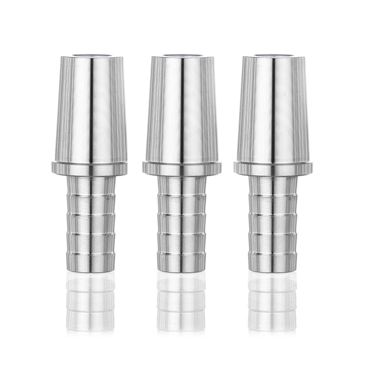 Conector manguera Aladin MVP en acero inoxidable para cachimba