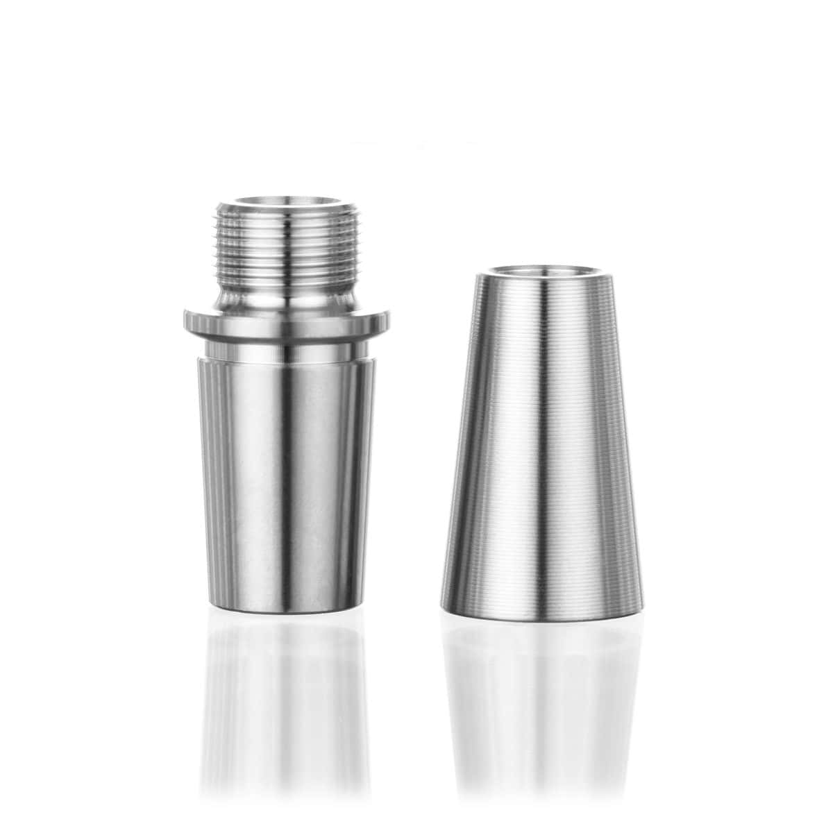 Conector plato Aladin MVP en acero inoxidable para cachimba