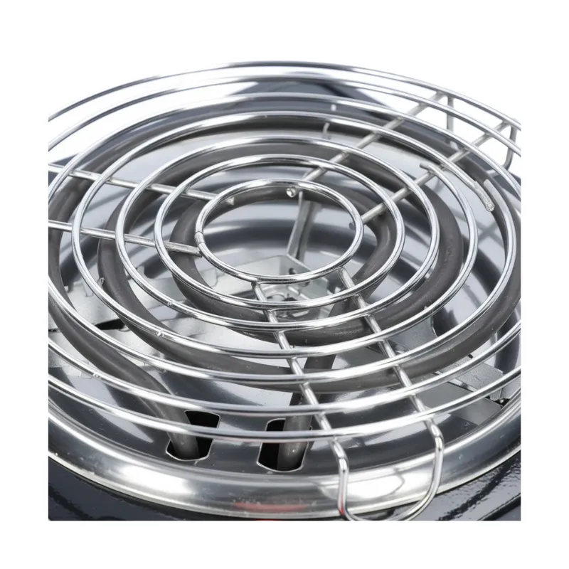 Hornillo eléctrico El Badia 1000W francés para encender carbón natural con resistencia reforzada y rejilla