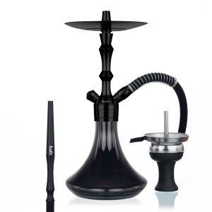 Cachimba Aladin MVP 360 Black Everything de 36 cm en acero inoxidable color negro