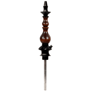Cachimba Regal Hookah Bishop Nutwood de 56 cm con madera estabilizada y aluminio aeroespacial