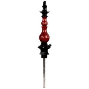 Cachimba Regal Hookah Bishop Redwood de 56 cm con madera estabilizada y aluminio aeroespacial