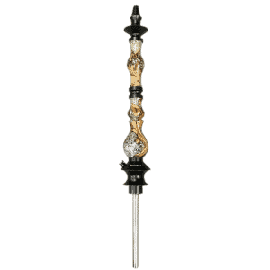 Regal Hookah King Epoxy Silver Winewood en acero inoxidable y aluminio aeroespacial