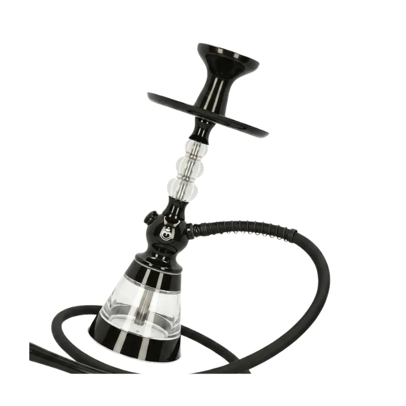 Cachimba El Badia Celeste en acero inoxidable y aluminio con purga mejorada diagonal