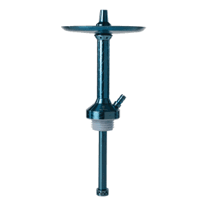 Cachimba Mr Shisha Mini Khalifa de 36 cm en acero V2A con recogemelazas integrado blue