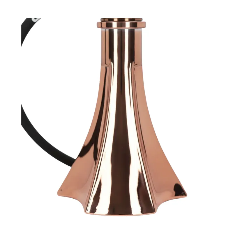 Cachimba OVO Limited Edition rusa de acero inoxidable con purga vertical flotante