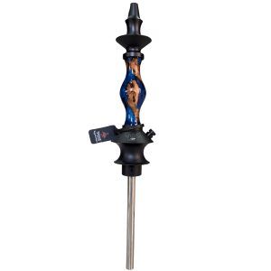 Cachimba Regal Hookah Joker Epoxy Blue en acero inoxidable y aluminio aeroespacial
