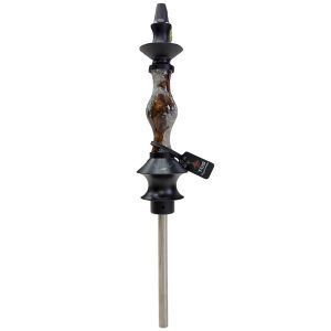 Regal Hookah Joker Epoxy Silver Winewood en acero inoxidable y aluminio aeroespacial