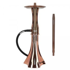 Cachimba OVO Limited Edition rusa de acero inoxidable con purga vertical flotante