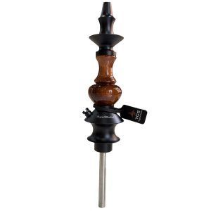 Cachimba Regal Hookah Pawn Exotic Brown en madera Pawn exótica con resina epoxy