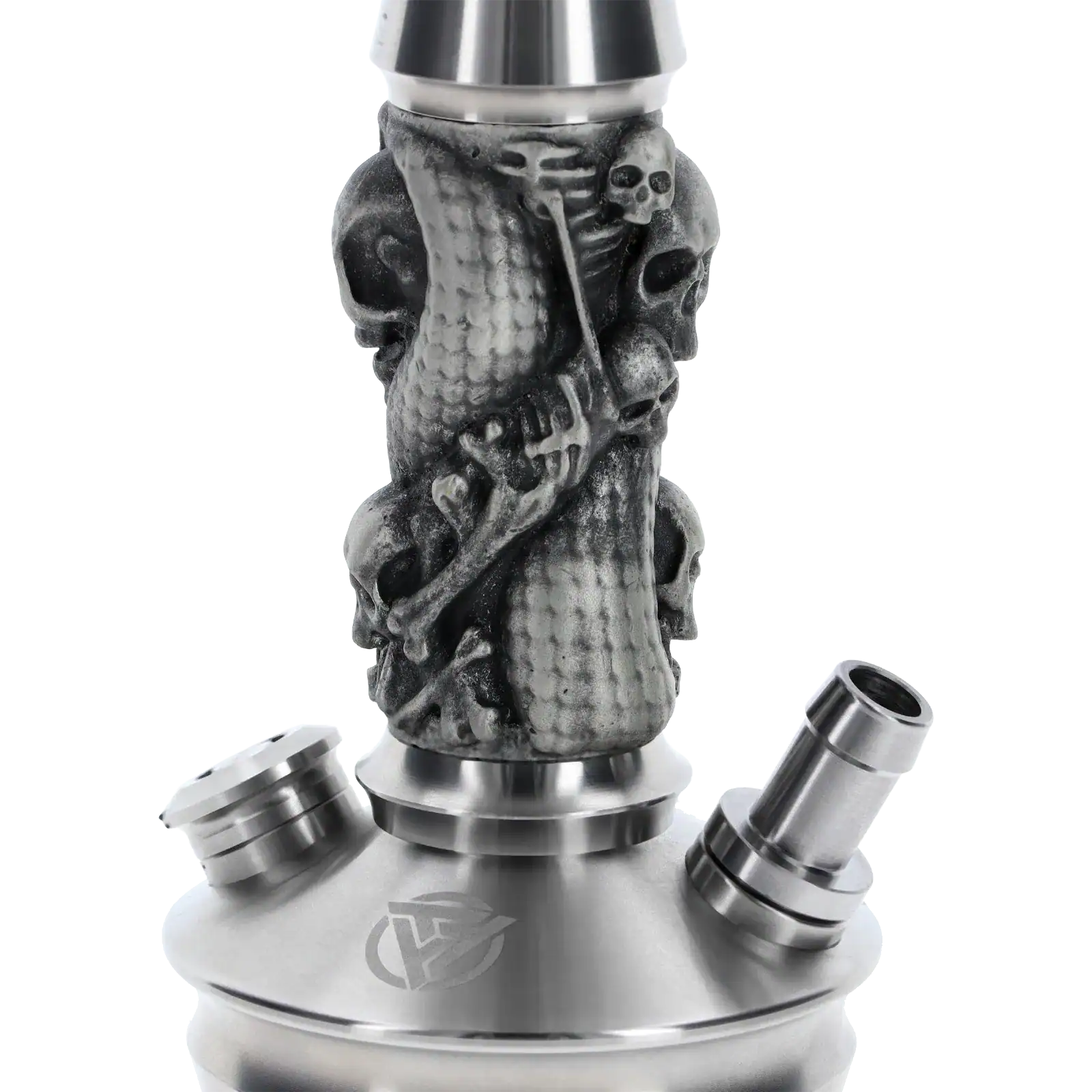 Cachimba Tyrant Hookah Dark Ritual S2 Steel rusa de acero inoxidable con purga diagonal