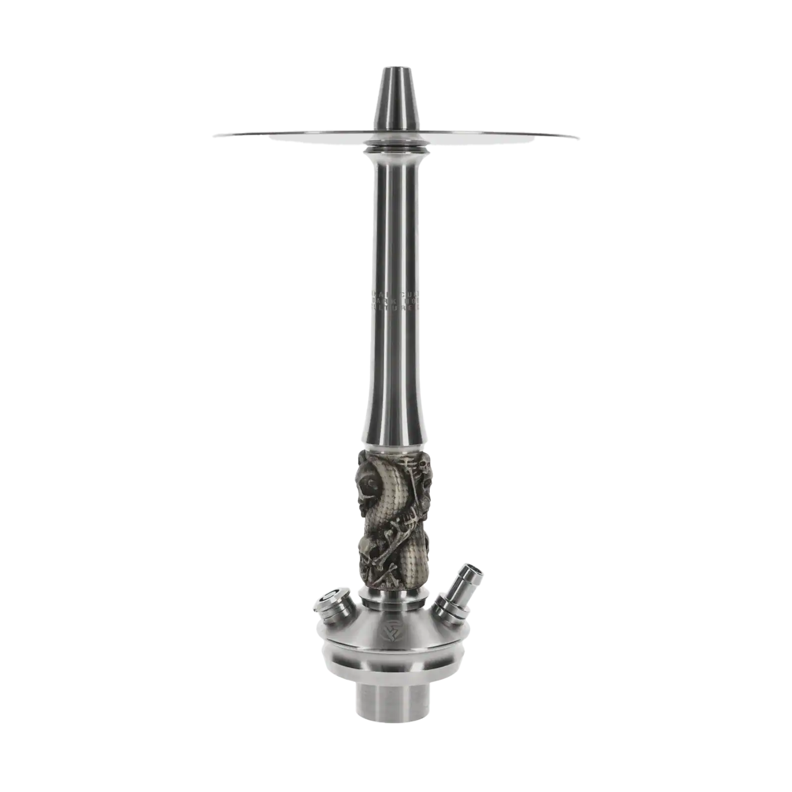 Cachimba Tyrant Hookah Dark Ritual S2 Steel rusa de acero inoxidable con purga diagonal